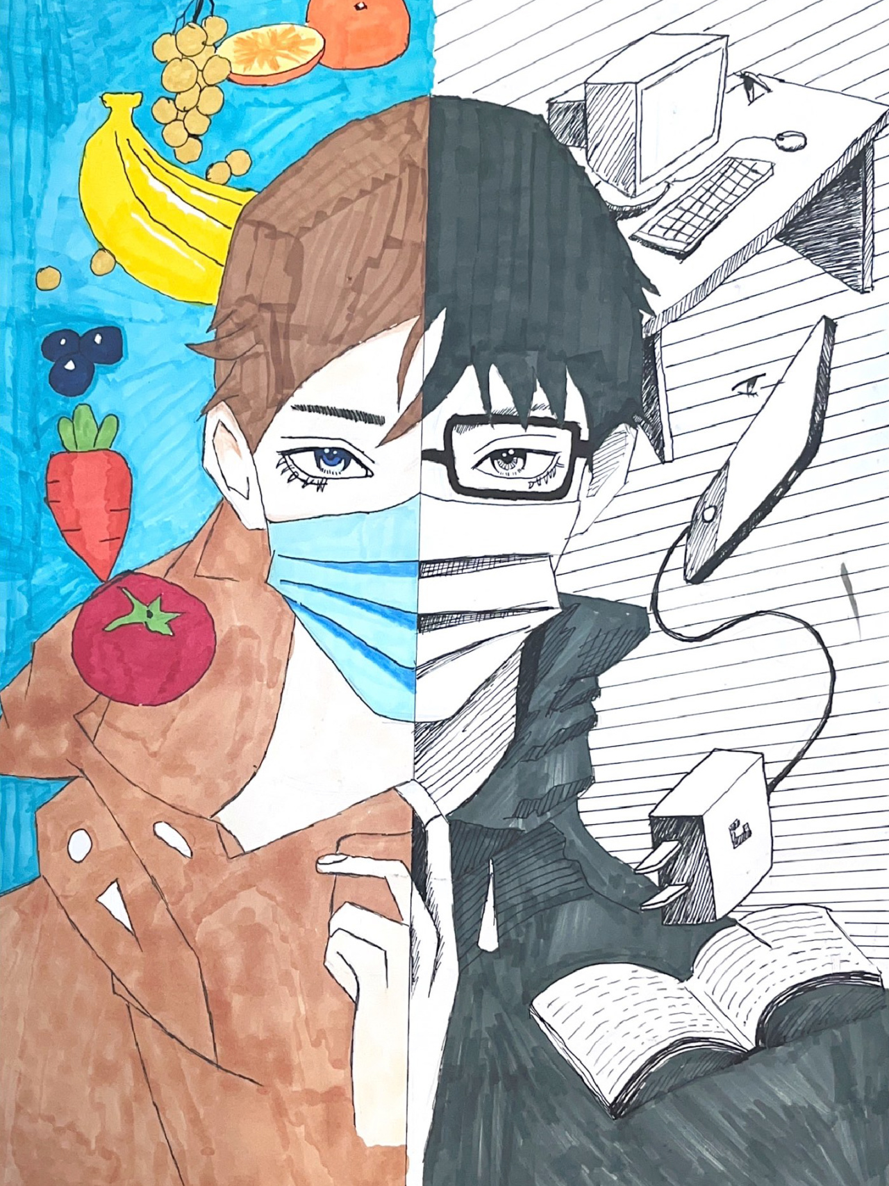 “让视界更美丽”爱眼护眼主题绘画-第5张