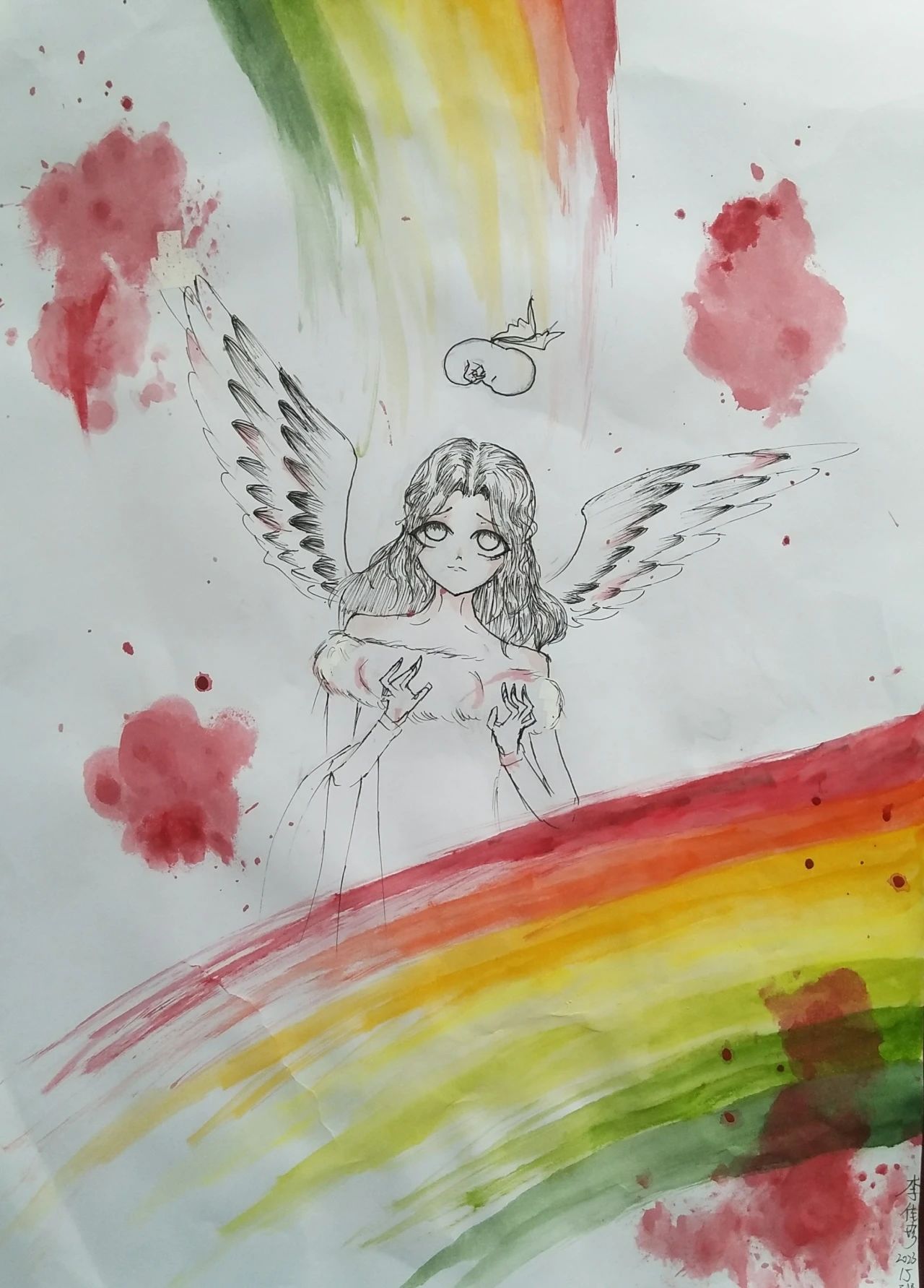 《情满母亲节 童心报春晖》儿童画画图片-第3张