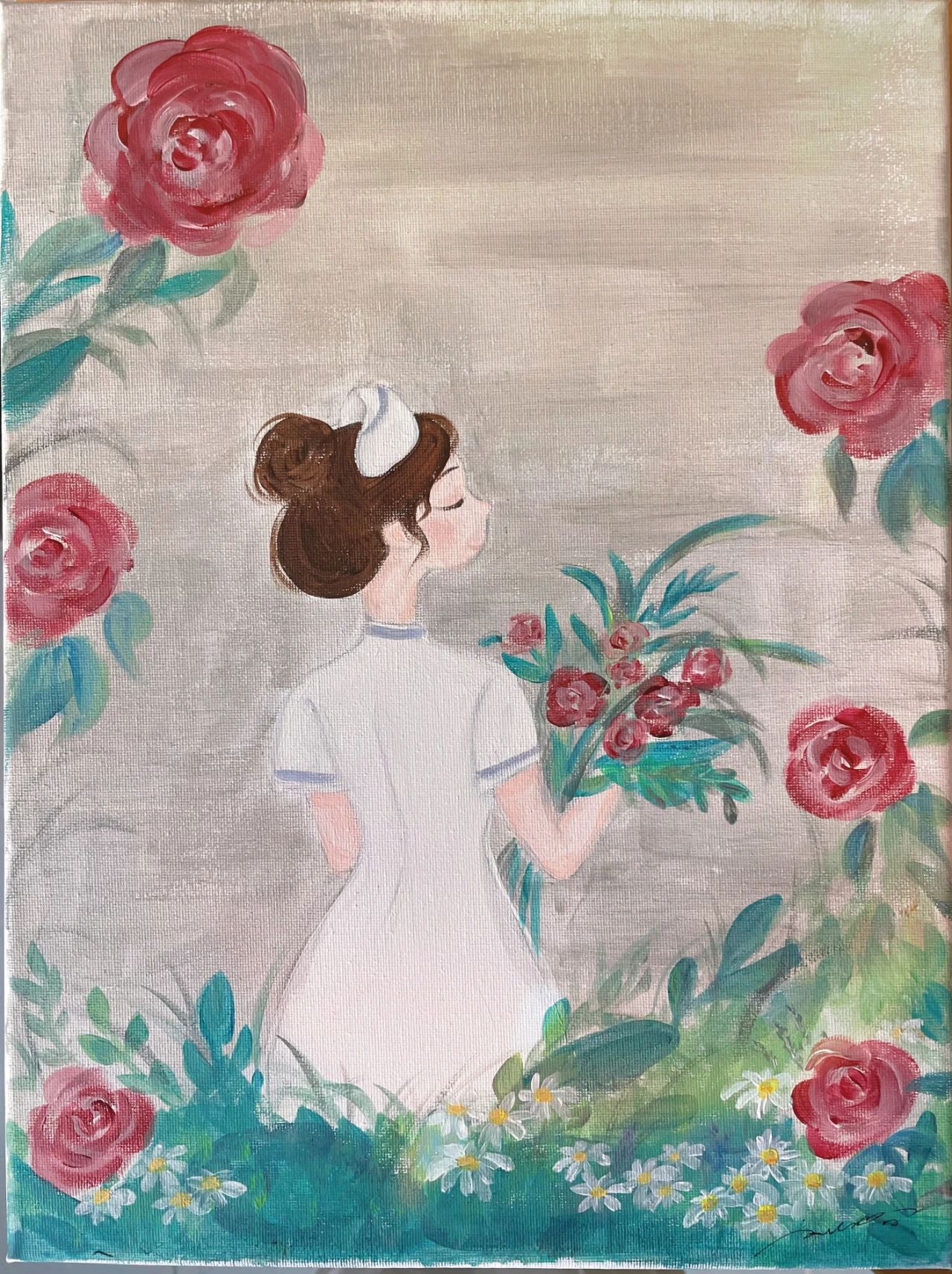 5·12护士节 “温暖你 照亮我”画画图片-第3张