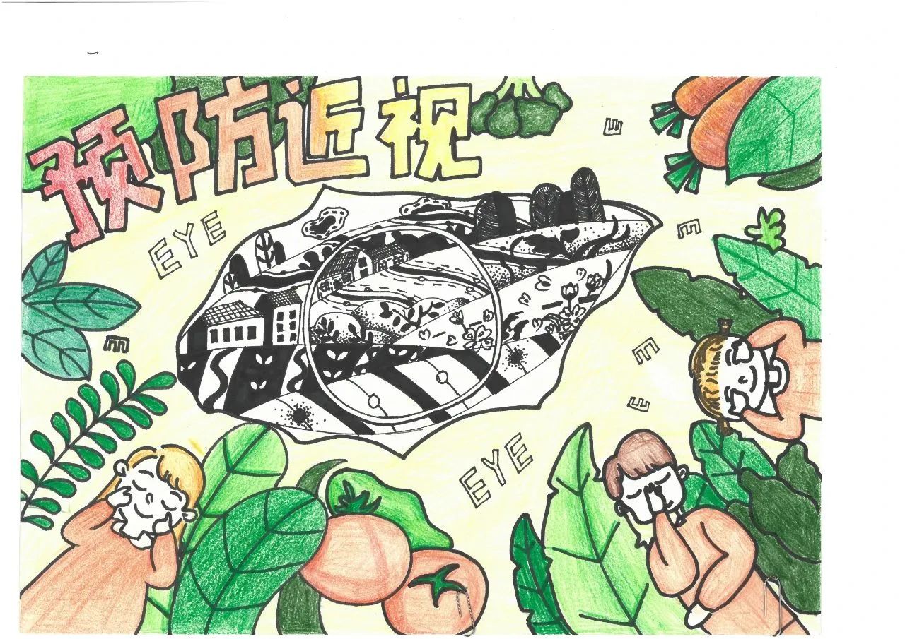 极具创意的预防近视绘画作品-第6张