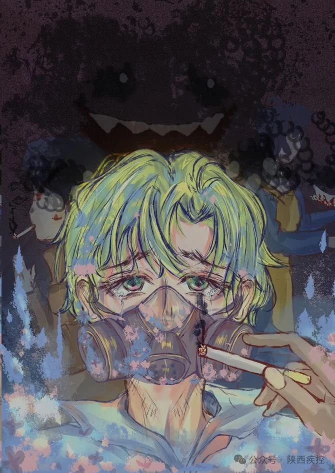 “创清洁空气 做健康主人”世界无烟日精选儿童绘画-第4张