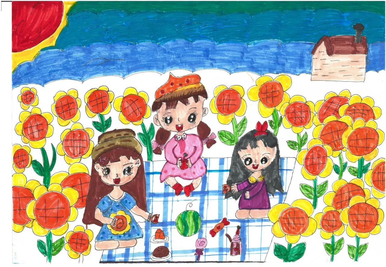 “童心童画 欢庆六一”儿童节绘画-第4张