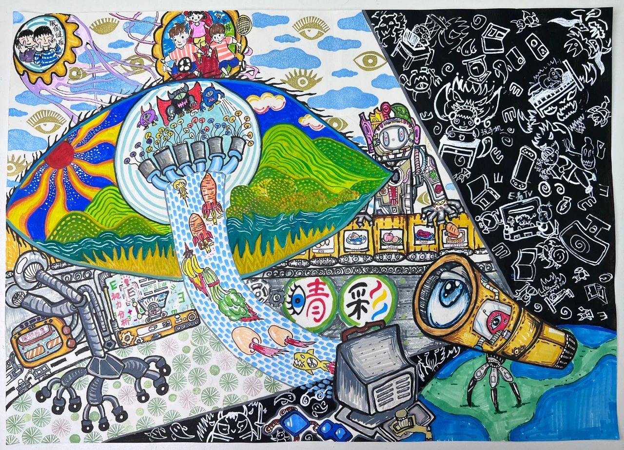“童心瞳画 提振新视界”全国爱眼日绘画-第4张