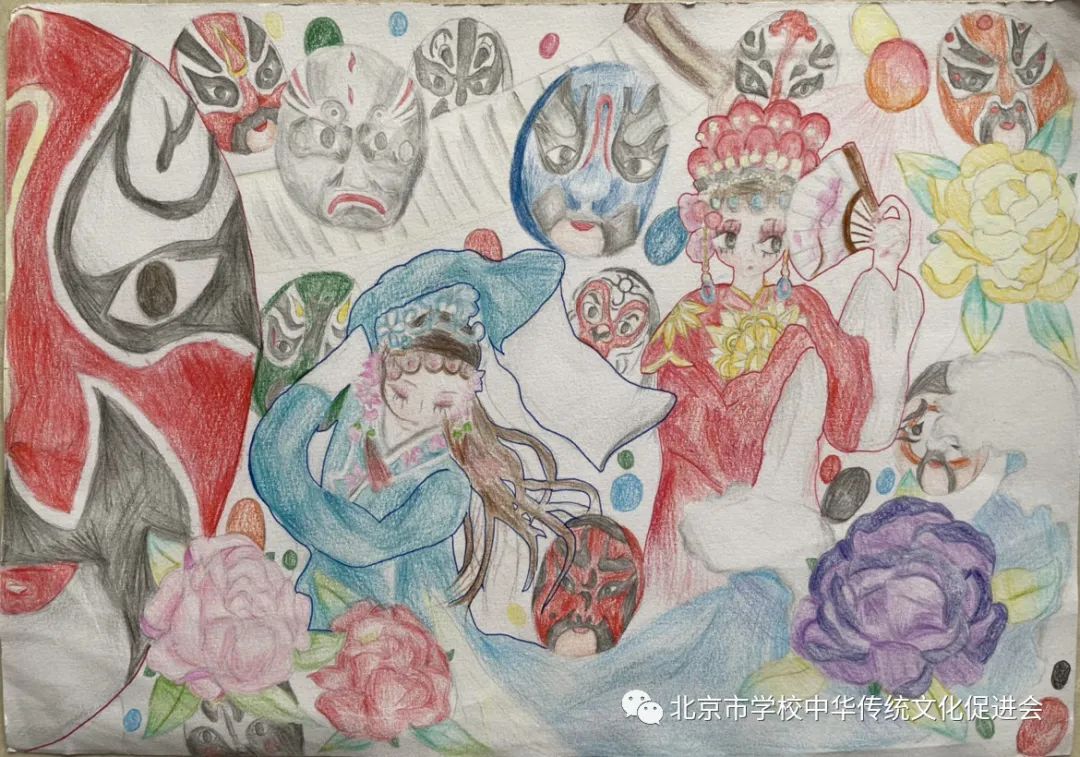 “弘扬国粹 传承文明” 传统国粹文化主题儿童画-第6张