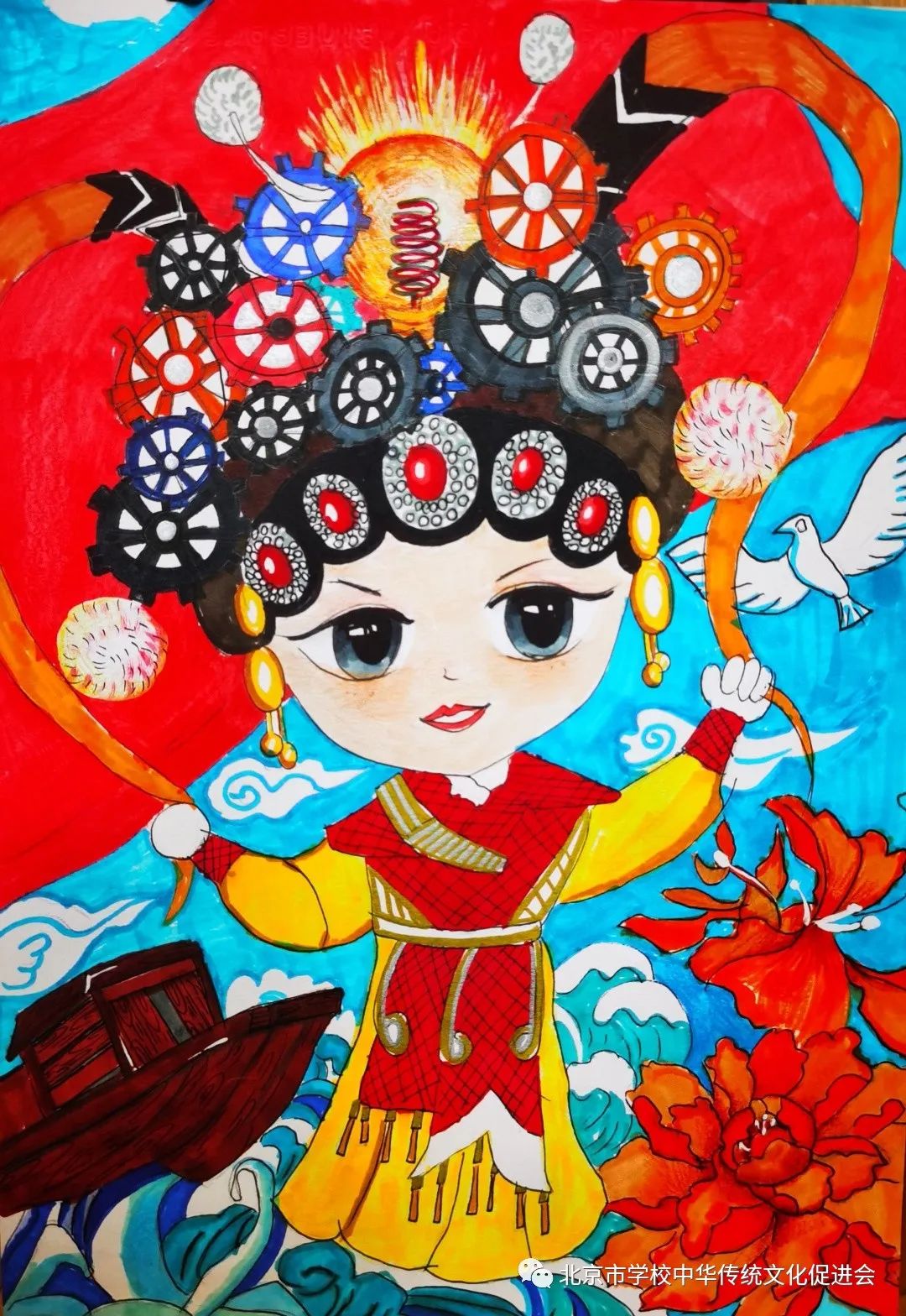 10张简单漂亮的戏剧人物儿童画