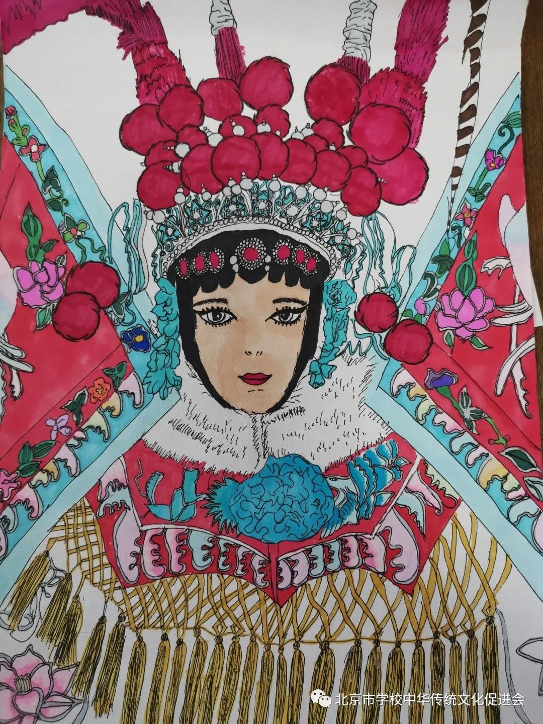 “形神兼备展国粹 戏曲传承竞芳华”戏曲人物绘画作品-第4张