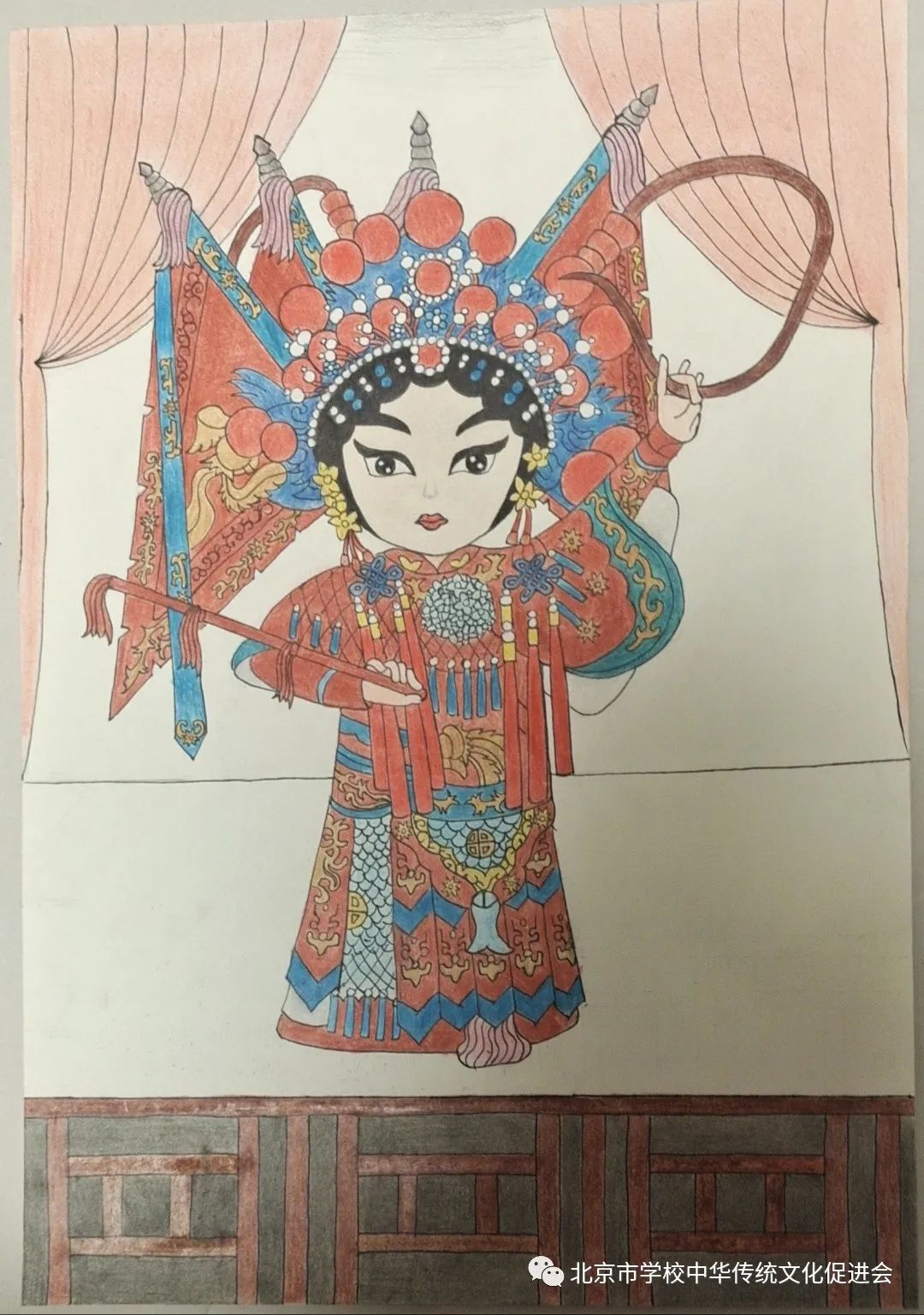 “京彩戏绘 国粹神韵”戏曲人物绘画-第5张