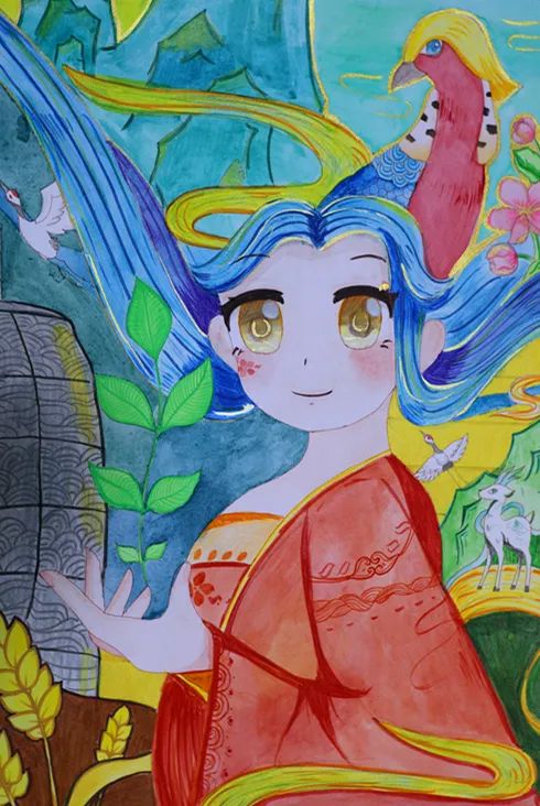 “碳”索无限 绿色生活“六·五”环境日主题画-第4张