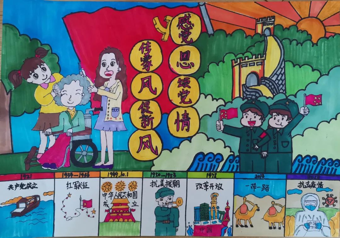“注重好家教 传承好家训 弘扬好家风”主题绘画-第4张
