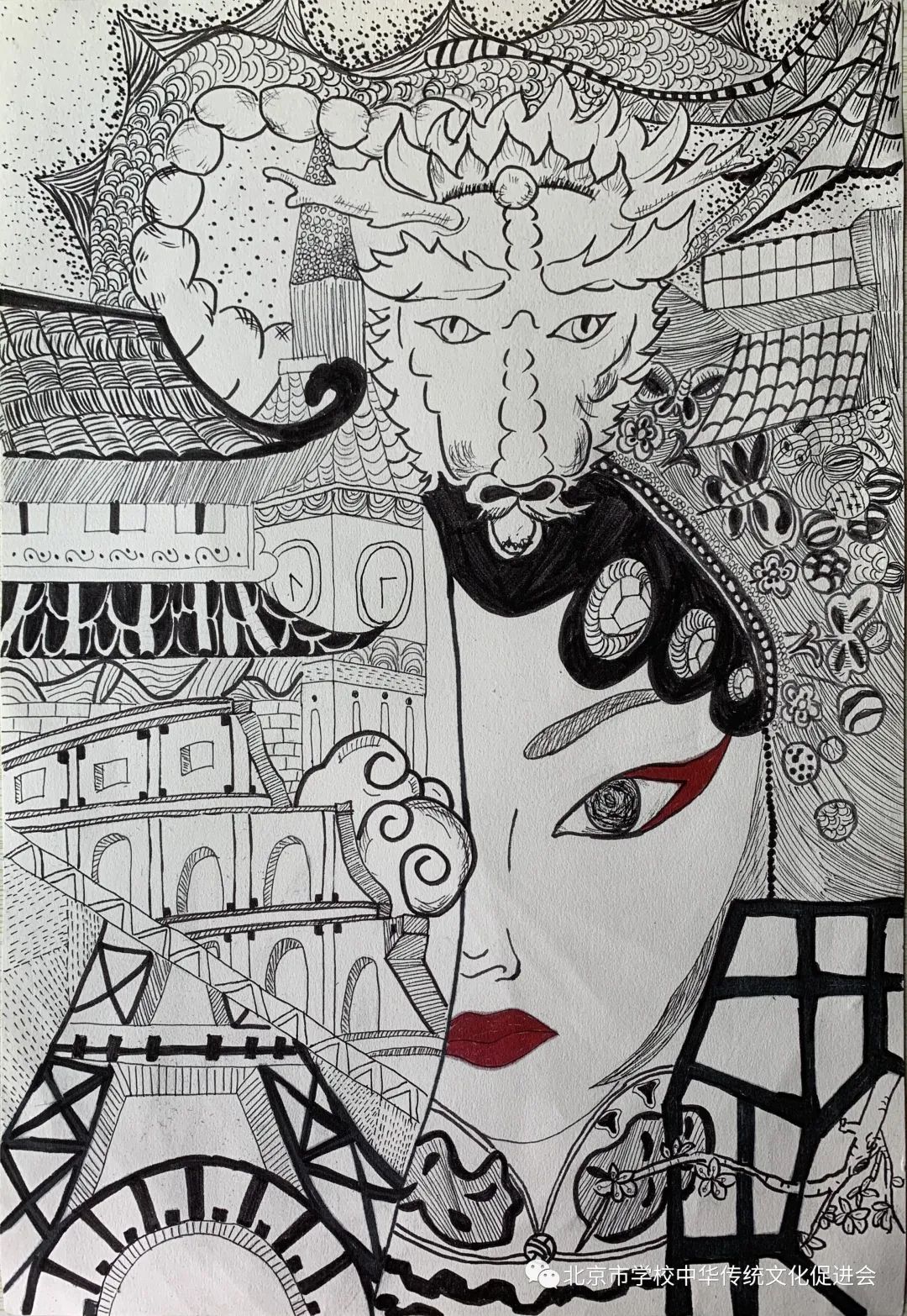 国粹“京”彩 飞扬童心儿童画图片大全（10张）