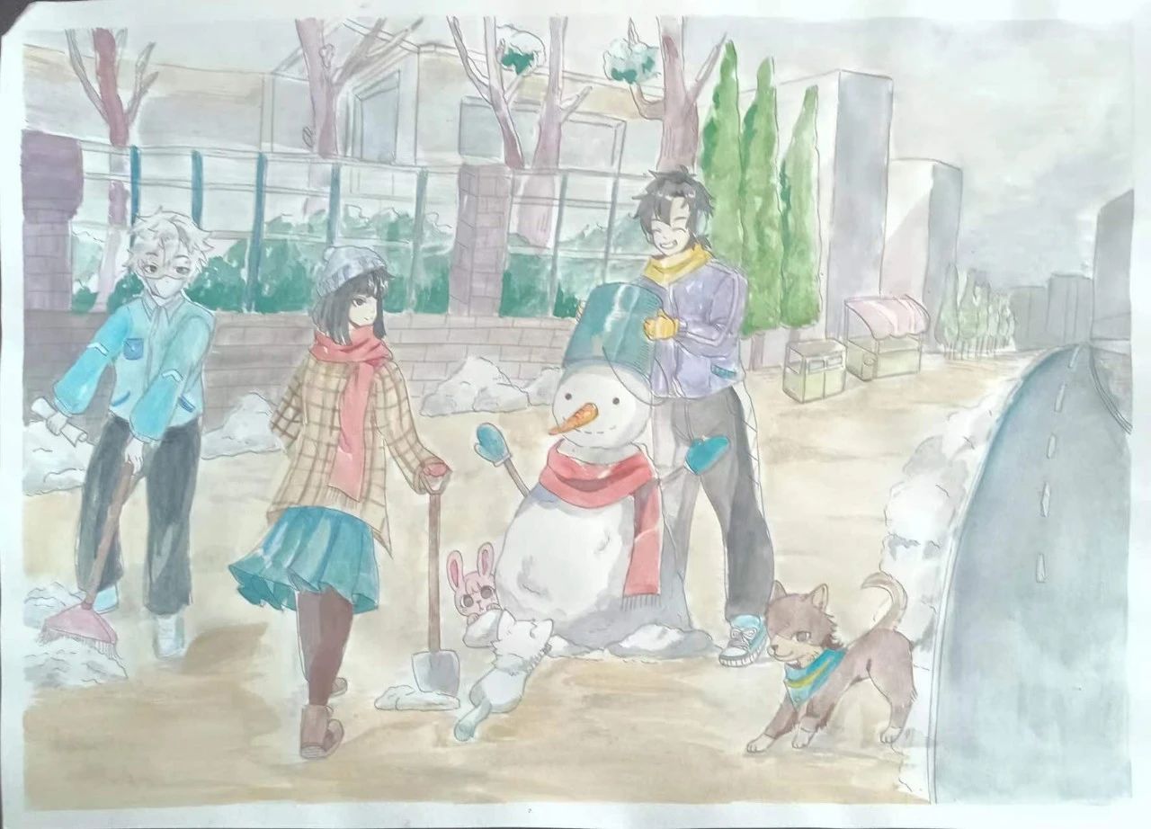“生命至上 红十字守护”儿童画-第2张