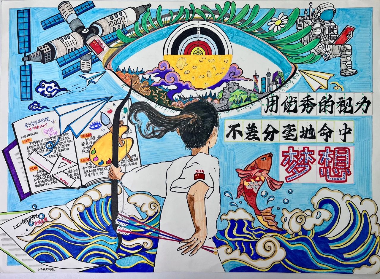 “童心瞳画 提振新视界”全国爱眼日绘画-第3张