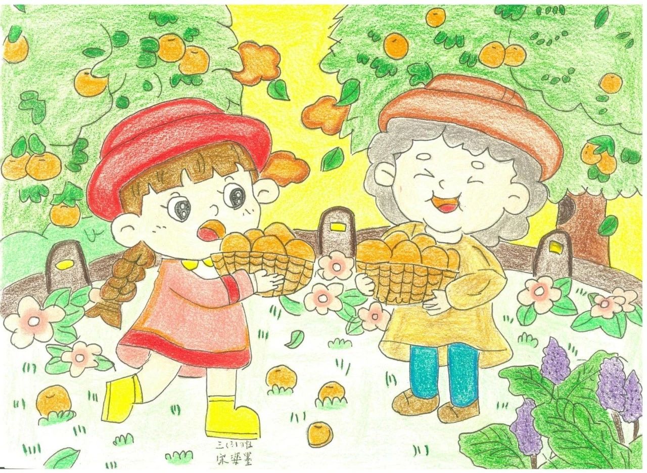 简单好看的“我是劳动小达人”儿童画-第6张