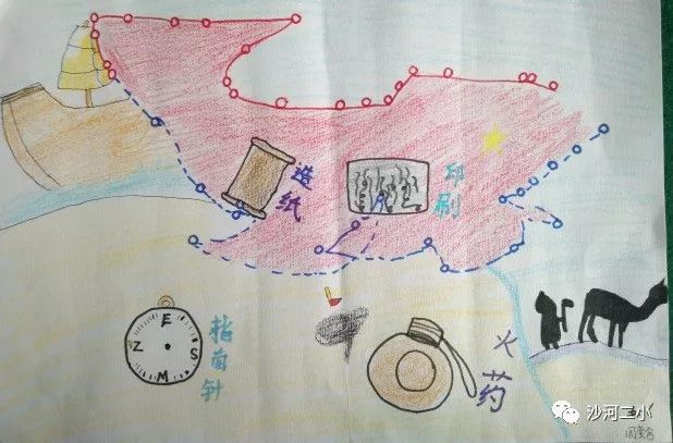 “一带一路与世界文明”绘画作品-第1张