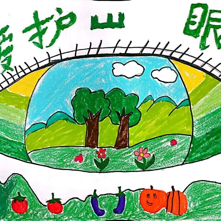 全国爱眼日绘画作品《关注普遍的眼健康》-第5张