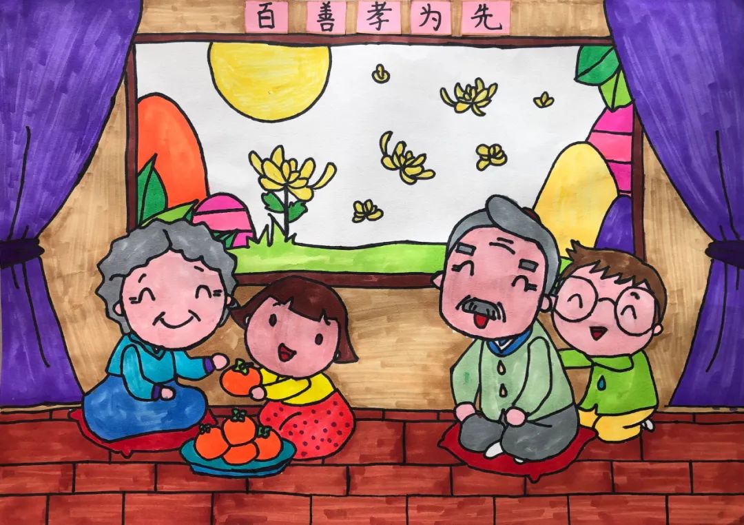 “注重好家教 传承好家训 弘扬好家风”主题绘画-第3张
