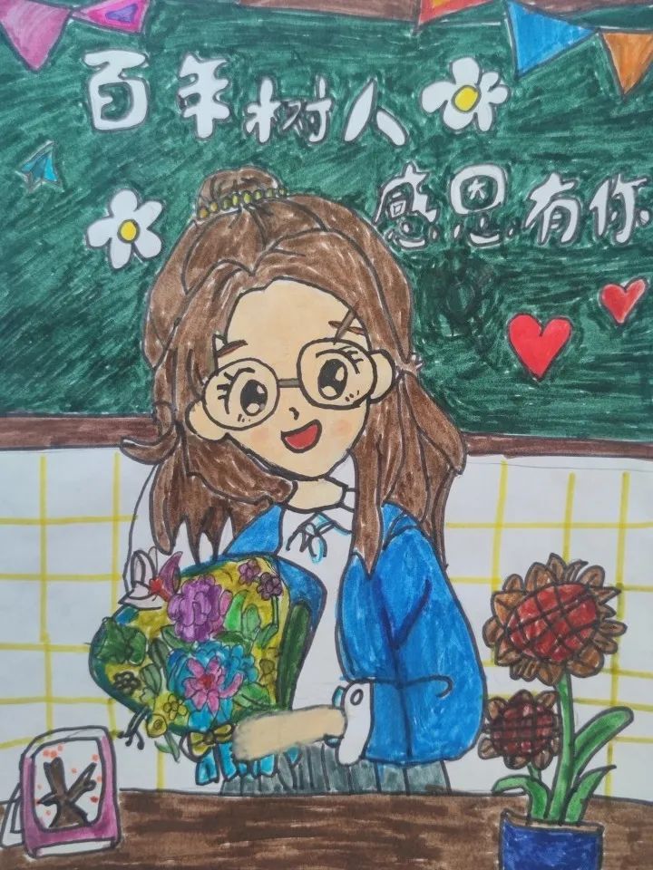 “礼赞劳动美 致敬劳动者”儿童画作品-第2张