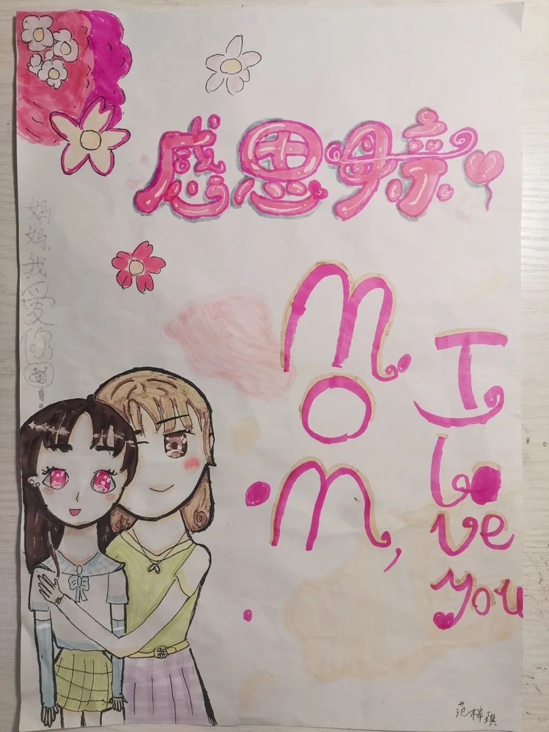 有关母亲节的儿童画作品图片大全-第2张