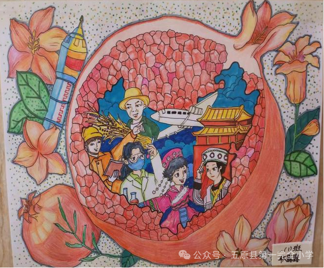 “铸牢中华民族共同体意识”绘画比赛获奖作品-第6张