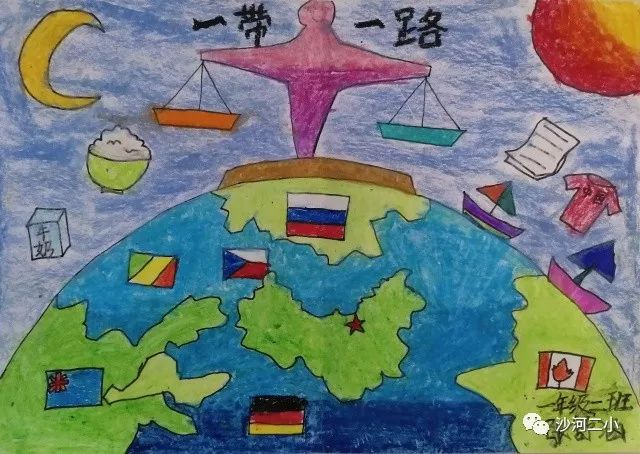 “一带一路 共建繁荣”丝绸之路画画图片（小学组）-第7张