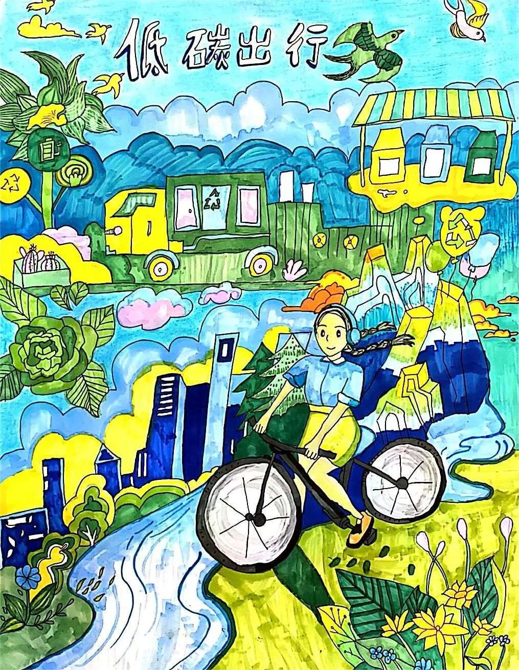 2024全国节能宣传周小学生儿童画精选-第2张