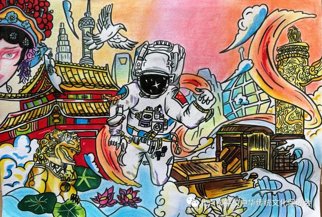 “中国风京剧 国粹展芳华”优秀绘画作品-第1张