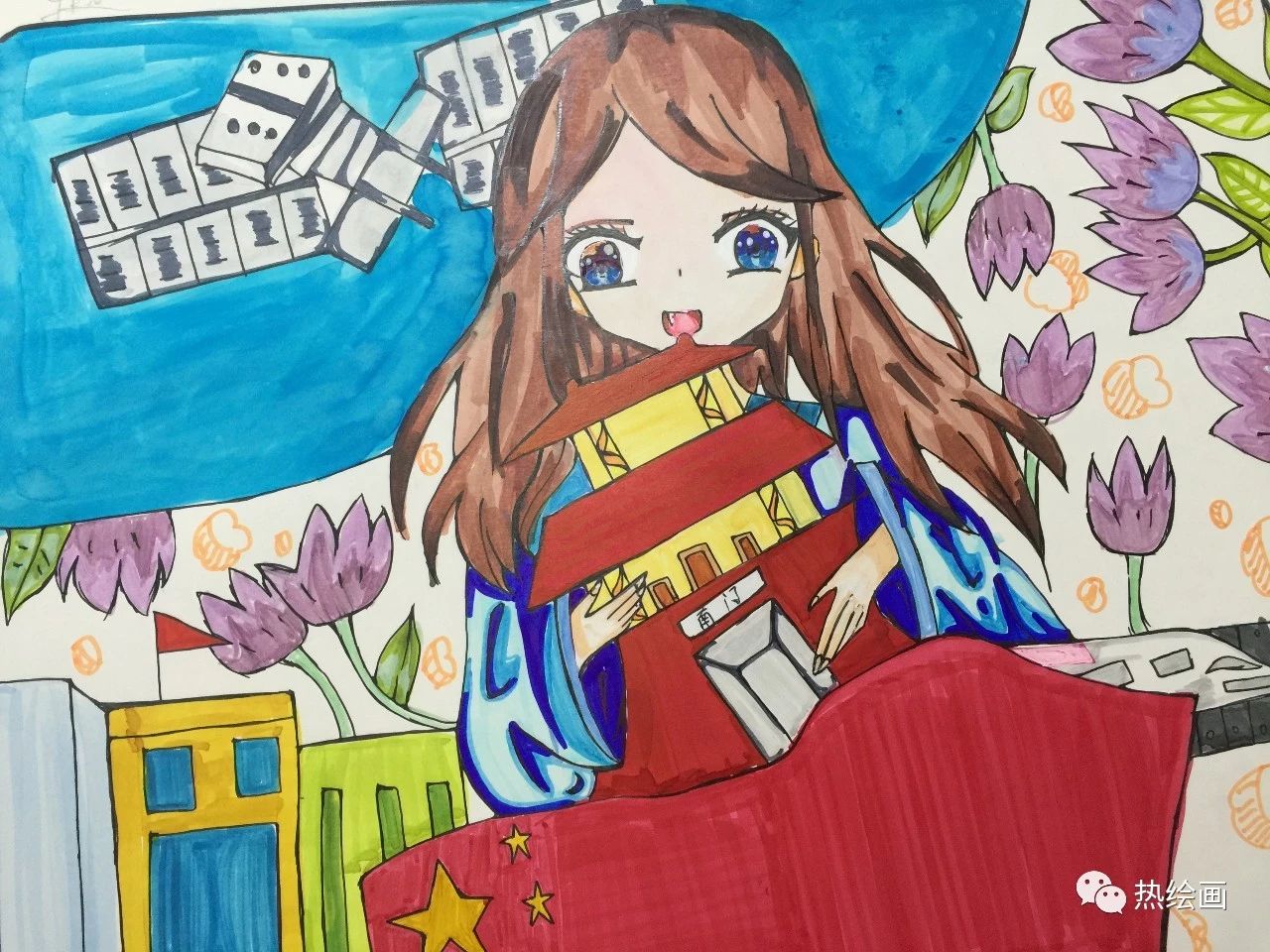 “我的梦·中国梦”主题儿童绘画-第3张