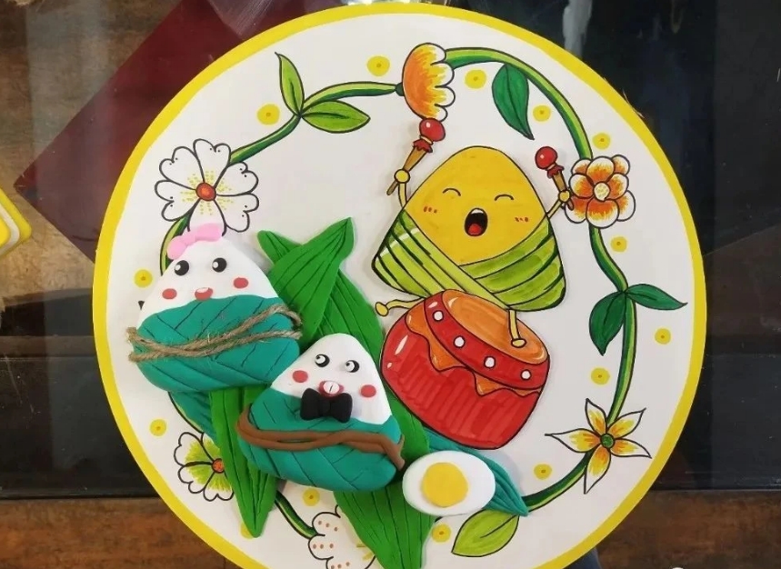 端午节主题的儿童画绘画作品大全-第3张