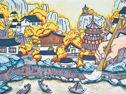 六五环境日主题儿童绘画创意作品展示(-第1张