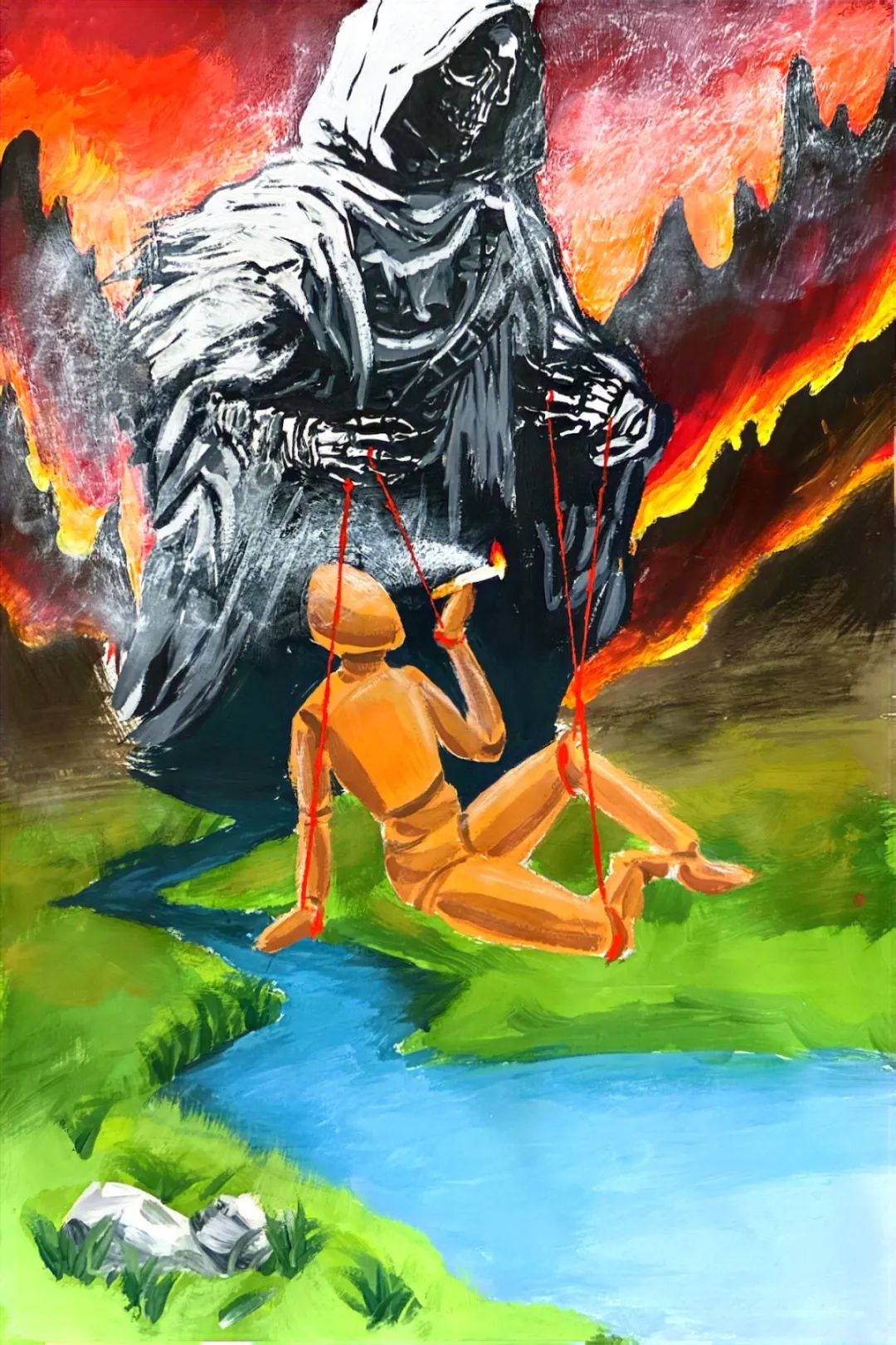 无烟日主题绘画获奖作品展示-第7张
