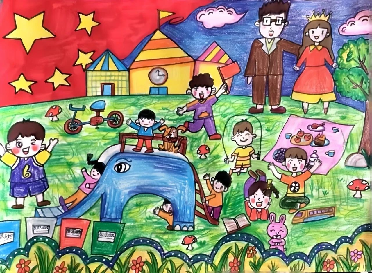 童趣绘画 欢度“六一”儿童画简单好看-第6张