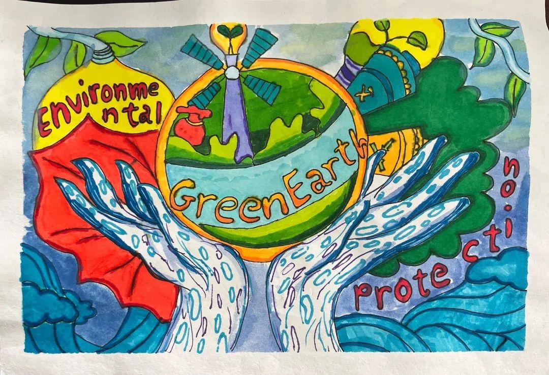 "4.22地球日"少儿绘画作品大赛优秀奖（6张）