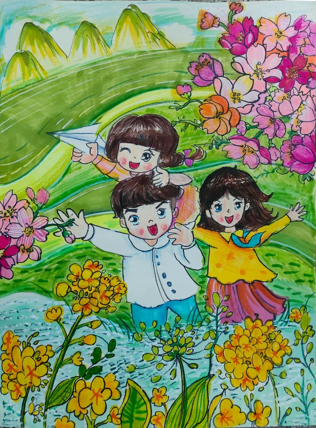 《家规家训家风》二年级小学生绘画作品-第6张