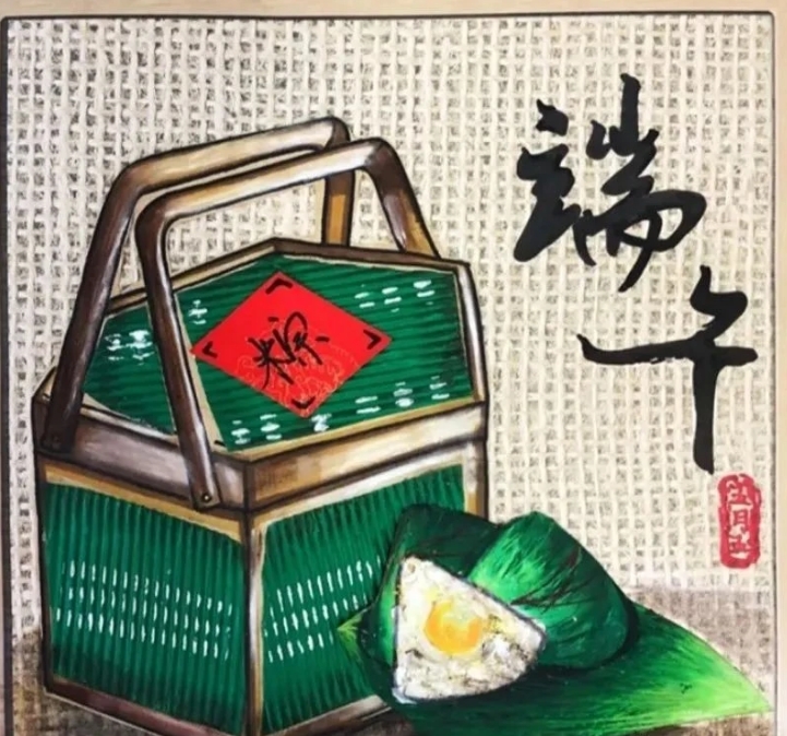 端午节主题的儿童画绘画作品大全-第2张