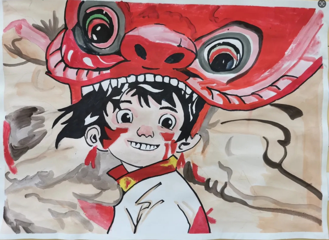 “少年强 则国强”主题儿童画-第5张