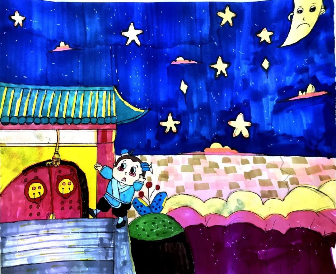 成语故事配画作品《掩耳盗铃》-第2张