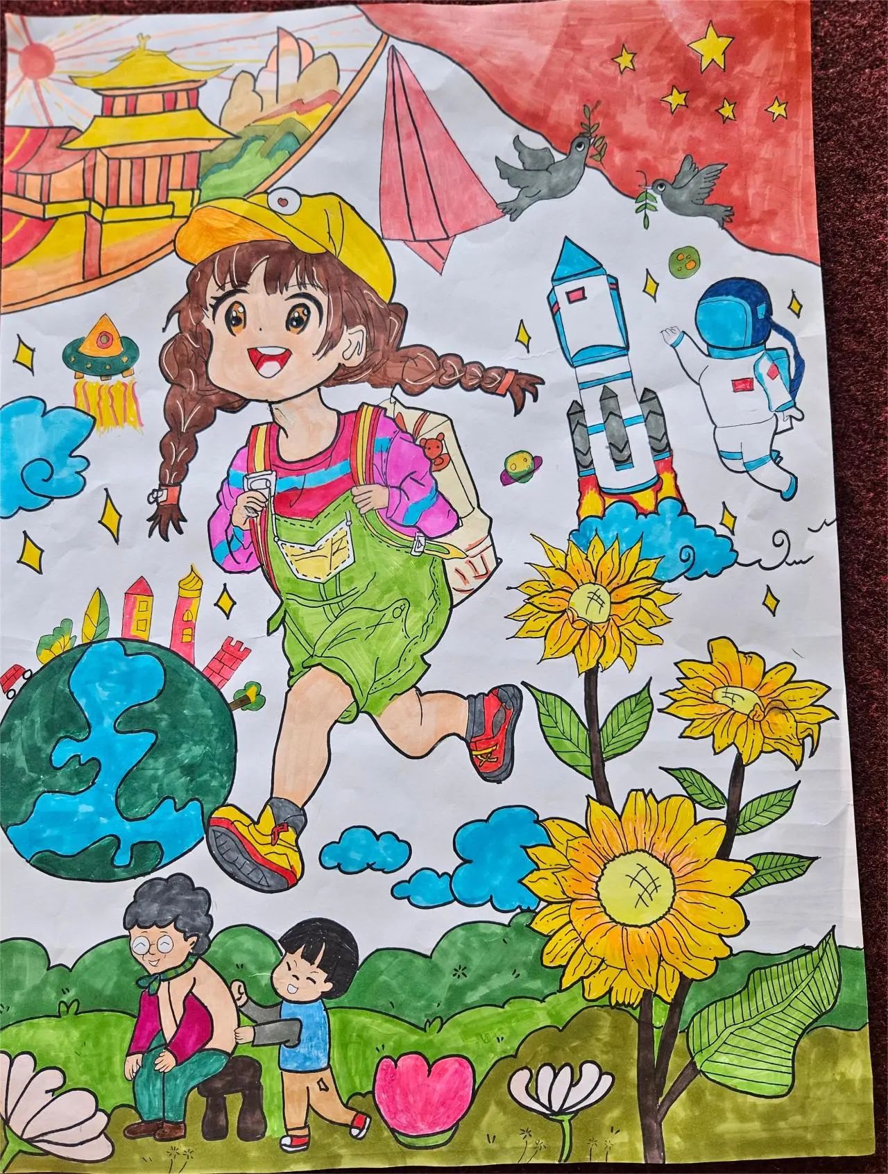 “强国有我 少年逐梦”精选绘画作品-第6张
