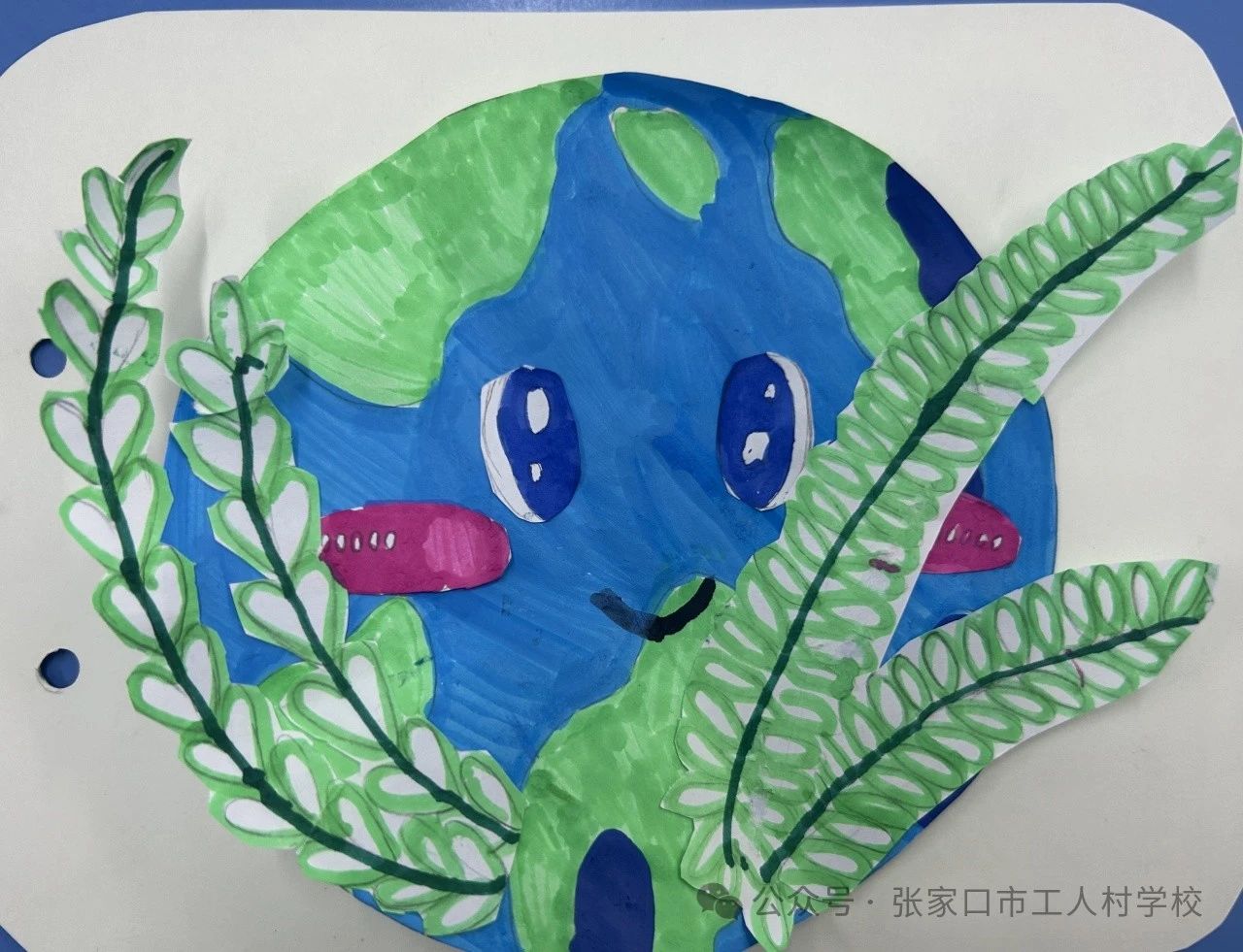 《全“绿”以赴 美丽中国》儿童绘画作品-第4张