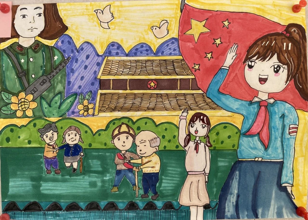 “学雷锋精神 做时代少年”主题儿童绘画-第3张