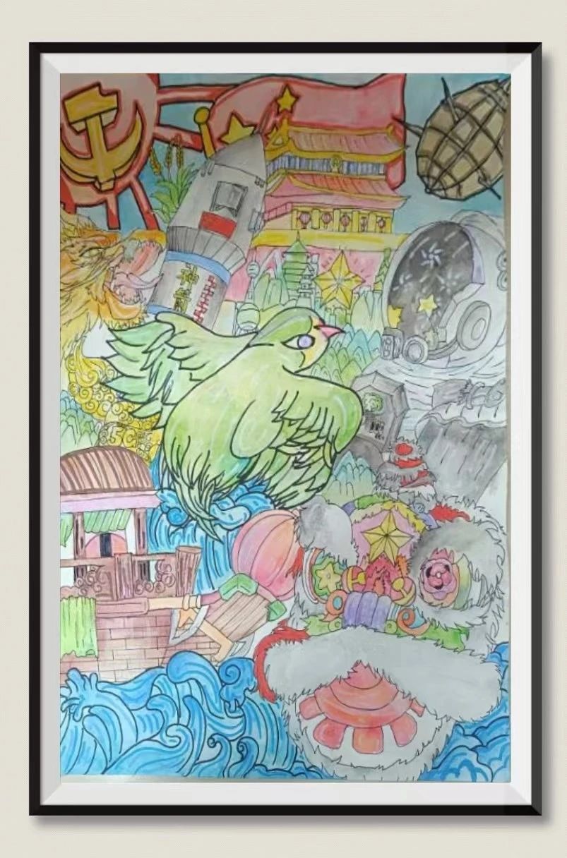 2024年新中国成立75周年绘画优秀作品-第3张