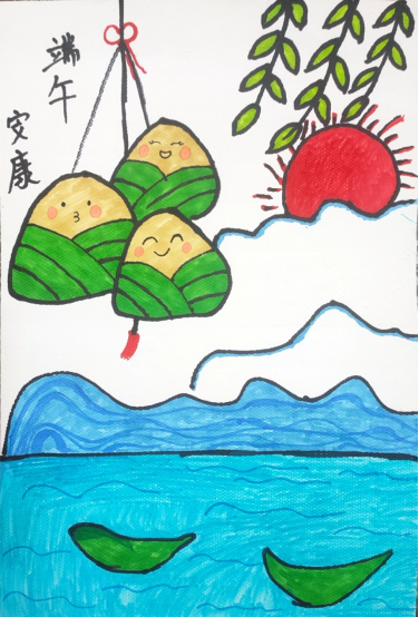 2024最新端午节主题儿童绘画作品-第3张